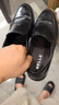 百麗舒適真皮正裝鞋男新款黑色圓頭套腳商務(wù)皮鞋B3GK7CM1【預售】 黑色 41 (255mm) 曬單實(shí)拍圖