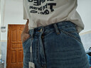 森馬【森柔牛仔】牛仔褲男四季款復古水洗男褲寬松直筒褲潮流褲子 【四季款 熱銷(xiāo)2W+】牛仔中藍88201 28 曬單實(shí)拍圖