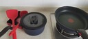 特福（Tefal）鍋具套裝百變鍋鑄鋁可拆卸煎炒鍋六件套午夜郁金香藍【帶硅膠鏟】 曬單實拍圖