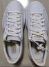 彪馬（PUMA）官方【厚底鞋】女低幫復古增高板鞋松糕鞋小白鞋PLATFORM364040 白-金色-04 37.5 曬單實(shí)拍圖