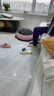 yottoy波速球半圓平衡球加厚防爆瑜伽健身球男女普拉提腳踩半球-黑粉色 曬單實(shí)拍圖