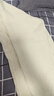 馬登工裝 美式休閑提花針織polo衫學(xué)院風(fēng)肌理感翻領(lǐng)套頭毛衣男秋冬 米白 L 曬單實(shí)拍圖