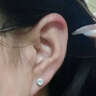 F136十字鈦合金耳釘女養耳洞防致敏發(fā)炎耳骨蝸釘睡覺(jué)免摘個(gè)性耳飾 F136十字耳釘一只【桿粗1.0mm/桿長(cháng)8mm】單個(gè) 曬單實(shí)拍圖