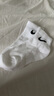 耐克速干訓練短襪(3雙)冬季支撐柔軟舒適NIKE LIGHTWEIGHT SX7677 100白/(黑) S 曬單實(shí)拍圖