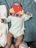 貝肽斯嬰兒衣服2025新款秋季純棉嬰幼兒長(cháng)袖包屁衣保暖寶寶哈衣爬服 曬單實(shí)拍圖