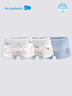 麗嬰房【5A抗菌】?jì)和瘍妊?A抗菌內褲A類(lèi)平角內褲全棉內褲3條女童內褲 藍色飛行-男童（5A抗菌純棉） 3條 150 cm 曬單實(shí)拍圖