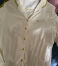 ubras全棉系列純色開襟家居服睡衣女長(zhǎng)袖長(zhǎng)褲套裝情侶款軟棉棉 【長(zhǎng)袖長(zhǎng)褲】女款-奶糖白色 M 曬單實(shí)拍圖