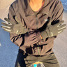 李寧騎行手套冬季保暖加絨男女士防風(fēng)寒電動(dòng)自行車(chē)運動(dòng)觸屏皮滑雪防凍 曬單實(shí)拍圖