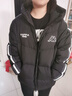 卡帕（Kappa）背靠背運動(dòng)羽絨服男2025新款冬季女款保暖連帽條紋外套K0FZ2YY08D 曬單實(shí)拍圖