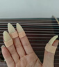 音夕真駱駝骨指甲純天然手工打磨彈古箏義甲成人兒童音樂(lè )學(xué)院演奏指甲 雙面弧中號+禮包 曬單實(shí)拍圖