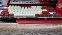 TickType機械鍵盤(pán)evo80三模2.4G藍牙HiFi客制化鋁坨坨鍵盤(pán) 陽(yáng)極猩紅 三模淺淺奶軸（悶軸） 曬單實(shí)拍圖