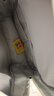 好奇貓（Haoqimao）小清新格子書包女初中生高中學生大容量雙肩包可愛刺繡小學生背包 藍色【圍巾熊掛件】 曬單實拍圖