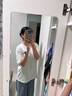 小匠材鏡子貼墻自粘全身鏡家用穿衣鏡臥室化妝壁掛粘貼試衣鏡子30*120 曬單實(shí)拍圖