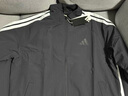 adidas拒水防潑休閑寬松夾克外套男裝阿迪達(dá)斯官方輕運(yùn)動(dòng) 黑色 L 曬單實(shí)拍圖