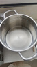 康巴赫蒸鍋304不銹鋼大容量湯鍋多功能蒸煮鍋具22cm復(fù)底燃?xì)怆姶艩t通用 曬單實拍圖