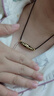 金至尊（3DG Jewellery）九眼天珠黃金吊墜項鏈足金999琺瑯古法掛墜套鏈男女生日禮物計價(jià) 小板-總重12.04克（金重10.30克） 曬單實(shí)拍圖
