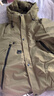 2024秋冬新款羽絨棉服外套女寬松休閑工裝棉衣戶(hù)外夾克棉襖 軍綠色 XL【120-140斤】 曬單實(shí)拍圖