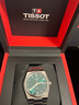 天梭（TISSOT）官旗 瑞士手表PRX超級(jí)玩家系列石英表男士腕表送男友禮物 【龔俊同款】暗影綠盤鋼帶 曬單實(shí)拍圖
