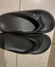 樸西人字拖女夾腳外穿涼拖鞋防水速干洗澡防滑耐磨休閑沙灘鞋情侶拖鞋 珍珠黑 【加固人字帶】 38-39 曬單實(shí)拍圖