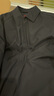 AMURS愛繆斯商務(wù)領(lǐng)導(dǎo)白鵝絨加厚羽絨服男中年翻領(lǐng)中長(zhǎng)款保暖外套 藏藍(lán) S （120~130斤穿） 曬單實(shí)拍圖