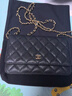 香奈兒（Chanel）女包 CHANEL WOC金扣顆粒壓花菱格紋小牛皮羊皮鏈條包 斜挎發(fā)財包 AP0250 Y01864 C3906 18.5X13X3.0厘米 曬單實(shí)拍圖
