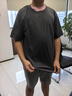 阿迪達斯短袖男2025夏季運動親膚透氣輕薄速干T恤 深灰/淺灰 2XL  曬單實拍圖