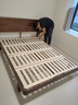 原始原素實(shí)木床黑胡桃木輕奢大板床齊邊床低體1.5米N9013【30天免費試用】 曬單實(shí)拍圖