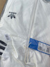 adidas情侶款復古風(fēng)梭織立領(lǐng)夾克外套男女秋季阿迪達斯官方三葉草 亮白 M 曬單實(shí)拍圖