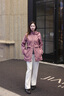 AIGLE艾高女士外套沖鋒衣功能面料秋季新品GORE-TEX防風(fēng)防雨透汽 干枯玫瑰 BK653 36 160/84A 曬單實(shí)拍圖