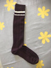 優(yōu)衣庫女裝HEATTECH高筒襪/襪子25秋冬新款480733 69 藏青色 S /M/23～25 cm 曬單實(shí)拍圖