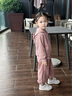 mlgt kids童裝女童春秋套裝2025新款休閑時(shí)尚女寶寶秋裝運(yùn)動(dòng)兩件套潮 粉色 春秋款 110 曬單實(shí)拍圖