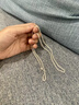 胖東來品質999純銀龍骨鏈項鏈男士款感鎖骨鏈足銀男生輕奢銀鏈 2.5mm55cm送證書 曬單實拍圖