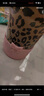野獸派家居（tbh）三麗鷗HelloKitty巨無霸保溫杯吸管隨行杯不銹鋼保冷水杯七夕禮物 巨無霸保溫杯 經(jīng)典豹紋 1200ml (含mini收納包掛件) 曬單實拍圖
