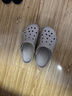 卡駱馳（CROCS）洞洞鞋貝雅男鞋女鞋輕便耐磨一腳蹬拖鞋休閑鞋|10126 卵石色-2V3 43 (270mm) 曬單實(shí)拍圖