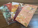 三尺鯉故宮文具賀卡明信片博物院文創(chuàng  )紀念品中國風(fēng)手繪插畫(huà)精致祝福寄語(yǔ)高顏值賀卡卡片開(kāi)學(xué)季禮物生日禮物 萬(wàn)事勝意系列-全套5款 曬單實(shí)拍圖
