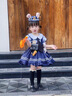 迪士尼（Disney）童裝洛麗塔公主裙女童裙子夏季兔子警官生日禮服兒童短袖蓬蓬裙女 藏青色裙子+裙撐 150 建議11~12歲（140-150cm） 曬單實拍圖