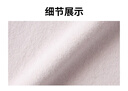 無(wú)印良品（MUJI）女式 柔軟針織 家居連衣裙 睡裙 煙熏粉色 L-XL 曬單實(shí)拍圖