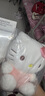 凱蒂貓三麗鷗KT貓毛絨玩偶玩具抱枕女孩娃娃七夕情人節禮物送女生日禮物 曬單實(shí)拍圖