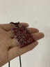 FZOG原礦朱砂大顆粒高透光晶體砂吊墜男女款平安無事牌高品質正品保真 【小號】高透光晶體砂無事牌 曬單實拍圖