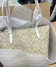 蔻馳（COACH）【官方授權(quán)店】奢侈品女包ZIP30系列托特包單肩手提包送女友禮物 新款CBT20IMXDM淺卡其 曬單實拍圖