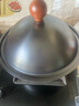 樹(shù)可星球鑄鐵炒鍋雙耳不粘家用無(wú)涂層煎炒蒸鍋電磁爐燃氣通用小炒鍋 【蒸炒2件套】雙耳鑄鐵星球鍋+蒸盤(pán) 28cm 曬單實(shí)拍圖