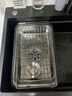 歐琳（OULIN）水槽單槽手工納米瀑布水槽304不銹鋼洗菜盆廚房家用洗碗槽池75*48 9157H靈動(dòng)灰配小蠻腰抽拉龍頭 曬單實(shí)拍圖