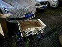 牧高笛（MOBIGARDEN）營(yíng)地車(chē) 戶(hù)外露營(yíng)大容量寬輪雙剎折疊推車(chē)星際 NX23689009 細沙黃 曬單實(shí)拍圖