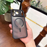 七龍適用于蘋(píng)果17promax手機殼鏡頭全包磁吸17保護套iphone17promax超薄散熱防摔17promax簡(jiǎn)約外殼男女 【磁吸-磨砂黑】磨砂手感 iPhone 17 Pro Max 曬單實(shí)拍圖