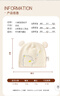 嬰兒胎帽0-3個月新生兒月子帽寶寶出產(chǎn)房雙層護(hù)頭鹵帽兒童護(hù)頭帽 小熊泡泡黃(雙層) 33-40cm(0-3月) 曬單實拍圖