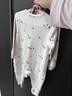babylove嬰兒連體衣春秋季加厚哈衣爬服男女寶寶簡(jiǎn)約保暖衣服雪林松語(yǔ) 雪林松語(yǔ) 90cm 曬單實(shí)拍圖