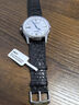 十瑞（SHIRUI）進(jìn)口美洲鱷魚(yú)皮表帶男女適用于浪琴名匠天梭力洛克萬(wàn)國積家歐米茄卡地亞真皮手表帶 黑色黑線(xiàn)【無(wú)扣款】 23mm 曬單實(shí)拍圖