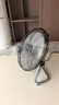 樂浦（Lopol） 趴地扇家用工業(yè)風(fēng)扇強力大功率臺式大電風(fēng)扇落地扇強勁大風(fēng)力 黑色20寸按鍵款加長線+加厚螺旋網(wǎng)罩 曬單實拍圖