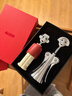 ALESSI【微醺禮盒】酒具配件紅酒開(kāi)瓶器高端套裝奢侈品生日喬遷禮物 微醺禮盒（安娜銀+山卓紅） 曬單實(shí)拍圖