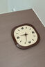 巧丂 掛鐘客廳法式復古掛墻時(shí)鐘中古風(fēng)餐廳創(chuàng  )意藝術(shù)鐘表高級感掛表 方形 曬單實(shí)拍圖